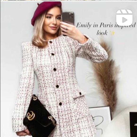 Zara tweed coat bloggers fav - Picture 4 of 15